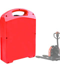 Mboifea 48V 20Ah LiFePO4 Lithium Battery For Heli CBD18J-Li3 Cbd20j-Li3 Electric Pallet Truck Replacement in red plastic case.