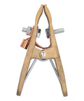 Heavy Duty A Shape Ground Welding Earth Clamp With Superior Grip And High 800A Power Rating For MIG Arc Welding Jobs, close-up view.