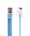 Cisco Console Rollover Cable 6 Ft M To M RJ45 Flat Molded Blue Network Cable For Cisco Routers And Servers Easy Terminal Hookup