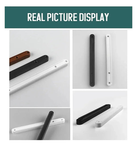 Two Piece Drawer Slides 298mm Smooth Extension Rails White Plastic Runners For Quiet Easy Glide In Cabinets And Dressers displayed