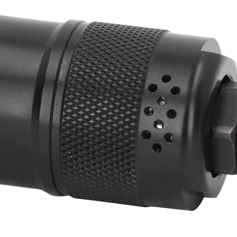 Close-up of the precision chuck on the Heavy Duty Pneumatic Die Grinder, US Style Compact Air Powered Tool.