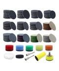 Get Ready To Rock Your Projects With This Massive 191PC Set Of Premium 1 Inch Wet Dry Sanding Discs Featuring Convenient Hook Loop Backing Pads For Serious Precision Grinding And Polishing Done Right, showing various sanding discs and accessory pads.