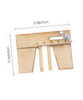 Wooden Mooring Tool For Sailing Model Kits Handy Assist Device For Secure Boat Model Assembly Lightweight Fixed Tool With Scale Display