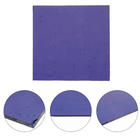Cobalt Glass Sheet For Lab Experiments, Blue Glass For Flame Color Testing And Filtration, Protective Chemistry Supply For Industrial Cement And Steel Production, Lightweight And Portable Lab Gear For Field And Shop Use, blue square sheet