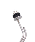 Close-up of the 240V 5500W Stainless Steel Immersion Water Heater With Tri Clamp Ripple Heating Element, plug view.