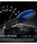 Gas Saver For Cars And Trucks 2026 Upgrade Instantly Cut Fuel Costs With Universal Compatibility For Gasoline And Diesel Vehicles, Easy Plug And Play Installation, Optimize Everyday Driving Range, shown against a car and speedometer background.