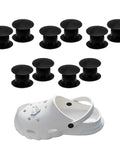 Crocs Strap Rivet Kit 10 Pcs Durable Resin Plastic Shoe Accessories Replacement Easy Snap On Repair for Crocs Decorative Buttons
