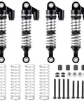 53mm Oil Shock Absorber Beefed Up Upgrade for Redcat Ascent One Eighteenth Scale and TRX4M RC Crawlers, kit includes springs and screws