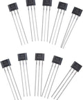 Pack Of 10 Hall Effect Sensor Elements 49E OH49E SS49E Linear Hall Sensor for industrial electrical projects and sensing.
