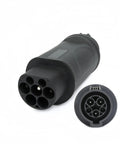 Type 1 To GB T EVSE Converter Linking Your American J1772 Station Straight To Any China Standard EV with compact black casing and connectors.