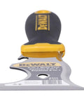 9-In-1 Painter's Tool With Straight And Curved Scrapers, Carbon Steel Blade, Soft Grip Handle, front view