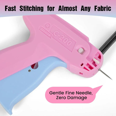 Pro Grade Dope Fabric Stitch Gun And Tagging Tool Kit For Clothes With 3000 Fasteners In 1500 Black And 1500 White Quick Clothing Fix