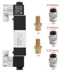 Go-To Electrical Pneumatic Solenoid Valve 4V230-08C 220VAC PT1/4 port with accessories for pneumatic systems