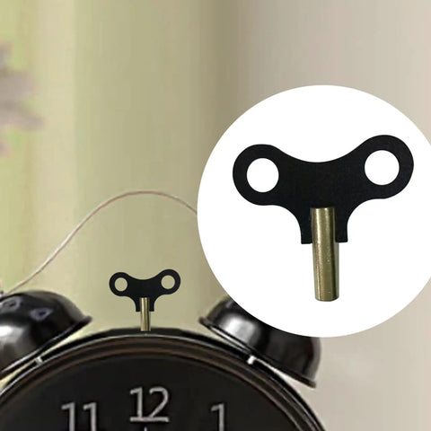 Sturdy Steel Clock Winding Key Set For Antique Grandfather Clocks And Mechanical Alarms, Smooth 4.4mm Square Inner Diameter