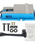 Rugged 3 Inch Milling Vise Without Base For Drill Press And Milling Machine heavy duty cast iron jaw holder with accessories.