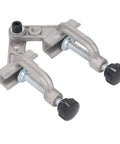 Heavy Duty Aluminum Pipe Clamp With Double Handles, 10 To 180 Degree Adjustable Swing Jaw, Right Angle Corner Clamp for wood projects