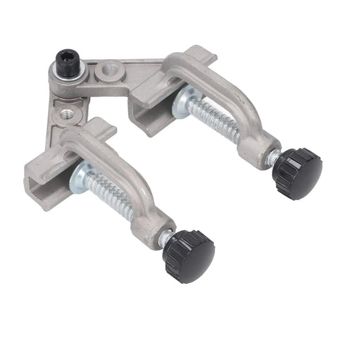 Heavy Duty Aluminum Pipe Clamp With Double Handles, 10 To 180 Degree Adjustable Swing Jaw, Right Angle Corner Clamp for wood projects