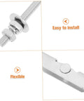 Heavy Duty Toggle Bolts For Drywall With Wing Nuts, Metal Hollow Wall Anchors, Aircraft Screw Technology, 12 Pack M8 Mounting Bolts close-up