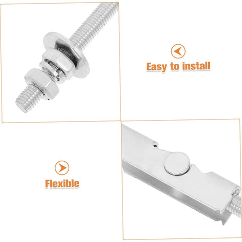 Heavy Duty Toggle Bolts For Drywall With Wing Nuts, Metal Hollow Wall Anchors, Aircraft Screw Technology, 12 Pack M8 Mounting Bolts close-up