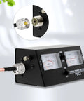 UHF PL-259 to UHF PL-259 Coax Cable 15ft 50 Ohm connected to SWR meter for HAM radios