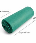 Heavy Duty Polyester Ground Cover Mat With Built Like A Tank Weed Barrier And Water Permeable Drainage Design for outdoor use, rolled up length 11.81 inches.