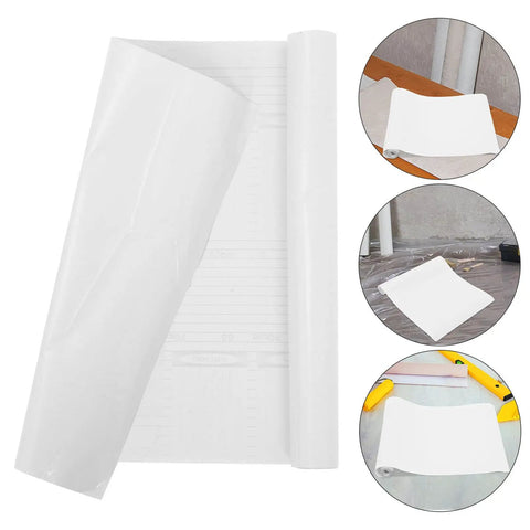 Zero Drama Peel And Stick Wall Paper Roll For Removable Kitchen Backsplash And Cupboard Cover, clear vinyl sheet for easy application.