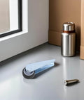 2-Pack Sliding Door Bottom Wheels With Rubber Casters, metal and rubber pulley system on table, close-up view