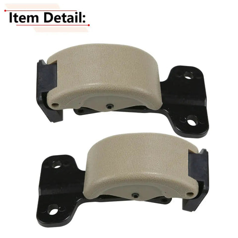 Rear Quarter Window Latch Pair For Toyota Tundra 2000 2001 2002 2003 2004 2005 2006 Tan Color Replacement Left And Right Quarter Glass Latch OEM Nos 62910-34012-E0 62920-34012-E0