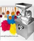 Rice And Wheat Milling Flour Grinder Machine For Grinding Grain Seed And Dry Spices Portable All In One Home And Small Farm Grinder With Adjustable Settings For Fresh Nutritious Flour Production next to colorful spices