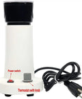 Smooth Operator Eyeglasses Frame Heater With Adjustable Temperature Control - white heating unit with thermostat knob and power switch.