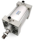 Rugged Pneumatic Air Cylinder With 3.94 Inch Bore And 2.95 Inch Stroke, Double Acting Single Rod, M20x1.5 Threaded Rod, Half Inch Port
