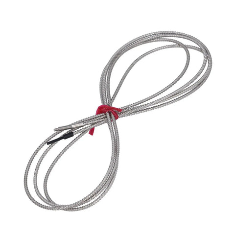 Two Pack Transmissive Fiber Optic Sensor Built For Brutal Heat With 0 To 2100mm Detection Range And 300C Temp Tolerance Ideal Replacement For FU 84C In Industrial Automation, stainless steel braided sensor cable