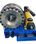 Heavy Duty Professional Manual Hydraulic Hose Crimping Tool With Eight Precision Dies for high pressure line repair, showing crimping head.