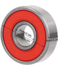 Sick High Performance 608 Ball Bearings Kit For Skaters Scooters Inline Boards Pre Lubricated Red Covers ABEC Nine Rated Tech Built From Durable Iron For Fast Smooth Rides Zero Drag Friction Heavy Duty Grind Session Ready Cool Best Value Ever, 608 bearing with 22mm 8mm 7mm dimensions