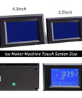 Industrial Ice Maker Control Board Kit 6 Part Set With 3.5 Inch Touch Display For Cube Ice Machines Pro Grade OEM Replacement Pack With Main Board Display Screen, 3.5 inch touchscreen