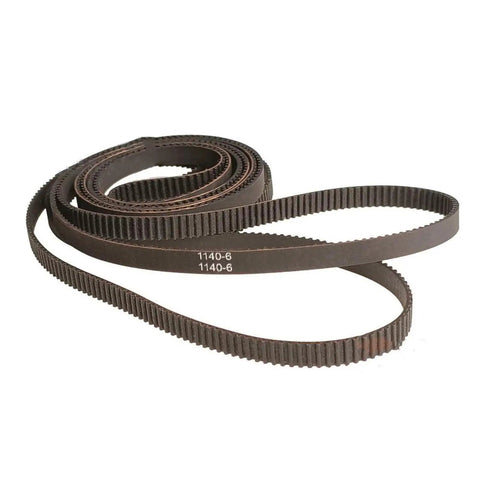 Top Notch 2GT Toothed Drive Timing Belt Range From 66mm To 170mm With 4mm Width lying flat showing precision teeth and rubber material.