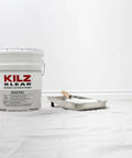 Klear Primer For Interior And Exterior Use Clear Bonding Sealer That Grabs Porous Chalky Surfaces 5-Gallon bucket in white room