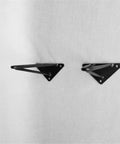 Built Tough Heavy Duty Rustic Shelf Brackets Wall Mount Supports Sturdy Triangle Steel Corbels in black color.