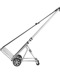 Remin Kart A Bag Tri Kart Heavy Duty Utility Cart with telescopic handle and steel frame, side view showing wheels and structure.