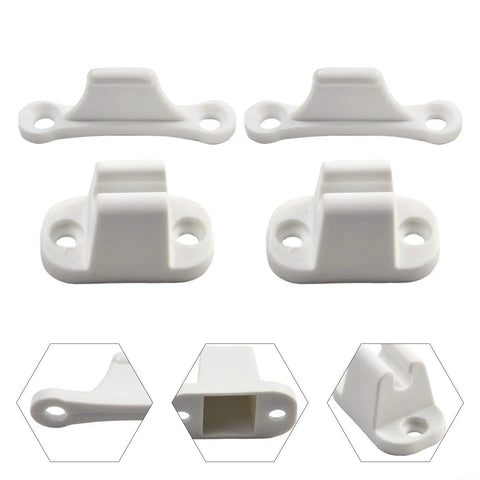 Super Heavy Duty Nylon Door Catch 2 Pack For Caravan RV Boat To Stop Slamming Noise With Precise Fit and Shock Absorbing Design.