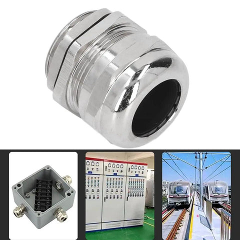 Heavy Duty Stainless Steel Cable Gland IP68 Adjustable Connector For 10 To 16mm Cables Industrial Outdoor Electrical Seal Rugged Weatherproof
