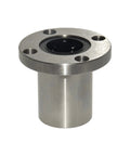 25mm Round Flange Linear Motion Bushing Ball Bearing LMF25UU For CNC And 3D Printer Guides, Carbon Steel Construction.