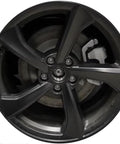 Reconditioned Oem 19 Inch Black Aluminum Alloy Wheel Rim For 2026 Tesla Model Y, front view showing sleek design and durability.