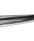 Pro Grade 36 Piece 14G J Bend Bicycle Spokes With Nipples, 2.0mm Diameter, 45 Steel, Lengths From 170mm To 290mm, pile view