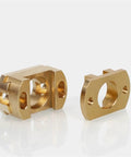 Premium 18Mm Brass T8 Z Axis Screw Coupler Hot Bed Connector For Oldham Fit Ender 3 CR10 S4 S5 BLV 3D Printer Parts Up A Kit brass coupler