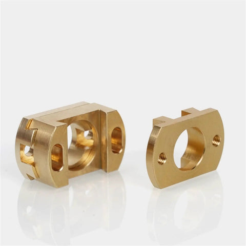 Premium 18Mm Brass T8 Z Axis Screw Coupler Hot Bed Connector For Oldham Fit Ender 3 CR10 S4 S5 BLV 3D Printer Parts Up A Kit brass coupler
