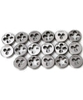 Premium 40-Piece Tap Die Set With Hardened HSS Taps And Round Dies, Complete Socket Hand Threading Kit Perfect For DIY Home Garage Repair Projects And Pro Auto Maintenance Work All Organized In Tough Case, round metric dies