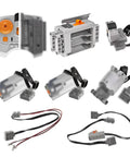 9 In 1 Motor Power Function Set With High Torque High Speed Motor, remote, battery box, compatible with building blocks.