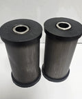 Beefy Weld On Dom Builder Bushings 2 Inch Od X.250 Wall Steel Outer Sleeve 2 50 Inches Long With Thick Rubber Insert Pack Of 2