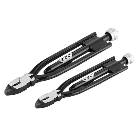 Pro Grade Lockwire Twisting Pliers Set 8.1 Inch 10.6 Inch High Carbon Steel Jaws For Aviation, Motorcycle, Machinery Maintenance Tool